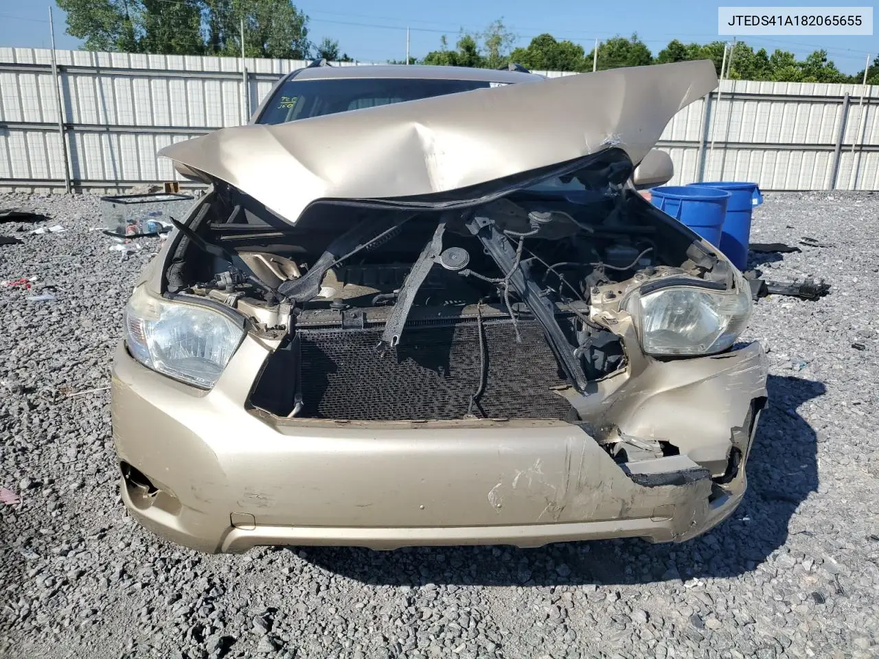 2008 Toyota Highlander VIN: JTEDS41A182065655 Lot: 64857115