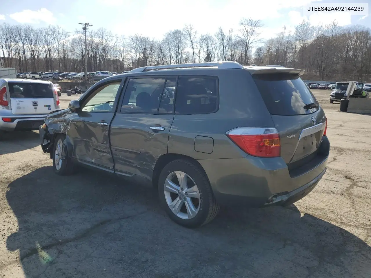 2009 Toyota Highlander Limited VIN: JTEES42A492144239 Lot: 50306385