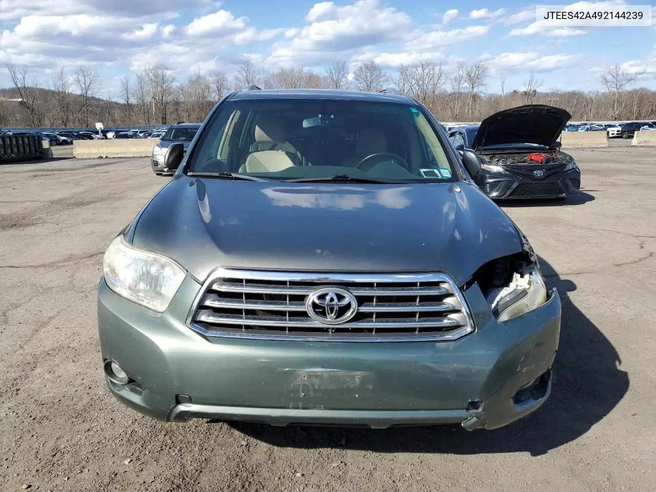 2009 Toyota Highlander Limited VIN: JTEES42A492144239 Lot: 50306385