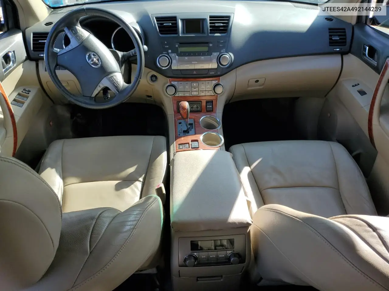2009 Toyota Highlander Limited VIN: JTEES42A492144239 Lot: 50306385