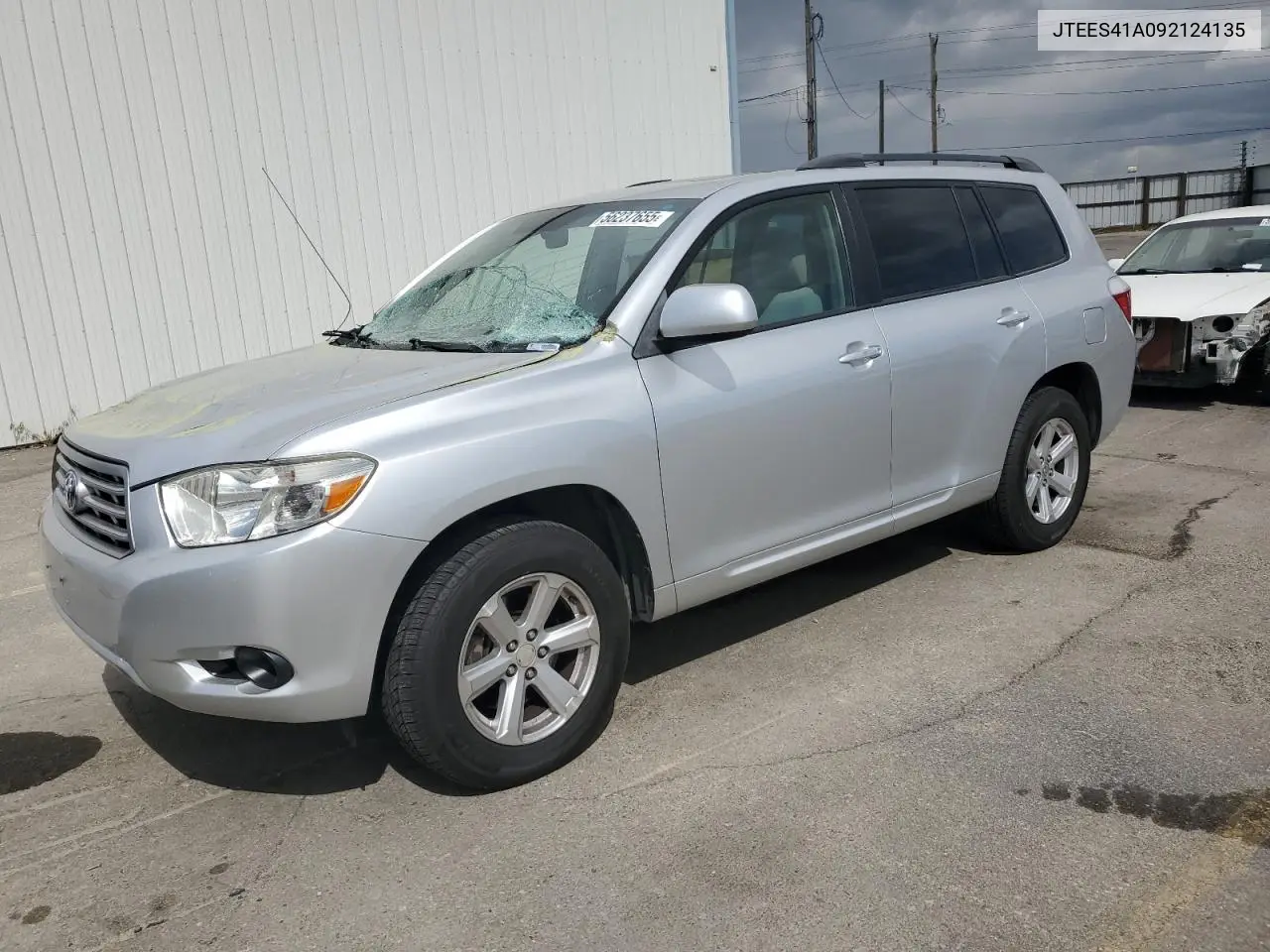 2009 Toyota Highlander VIN: JTEES41A092124135 Lot: 56237655