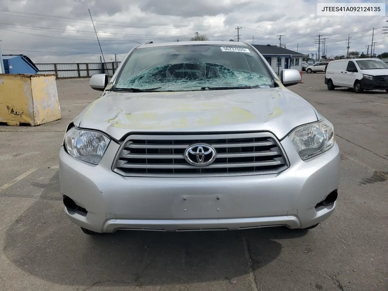 2009 Toyota Highlander VIN: JTEES41A092124135 Lot: 56237655