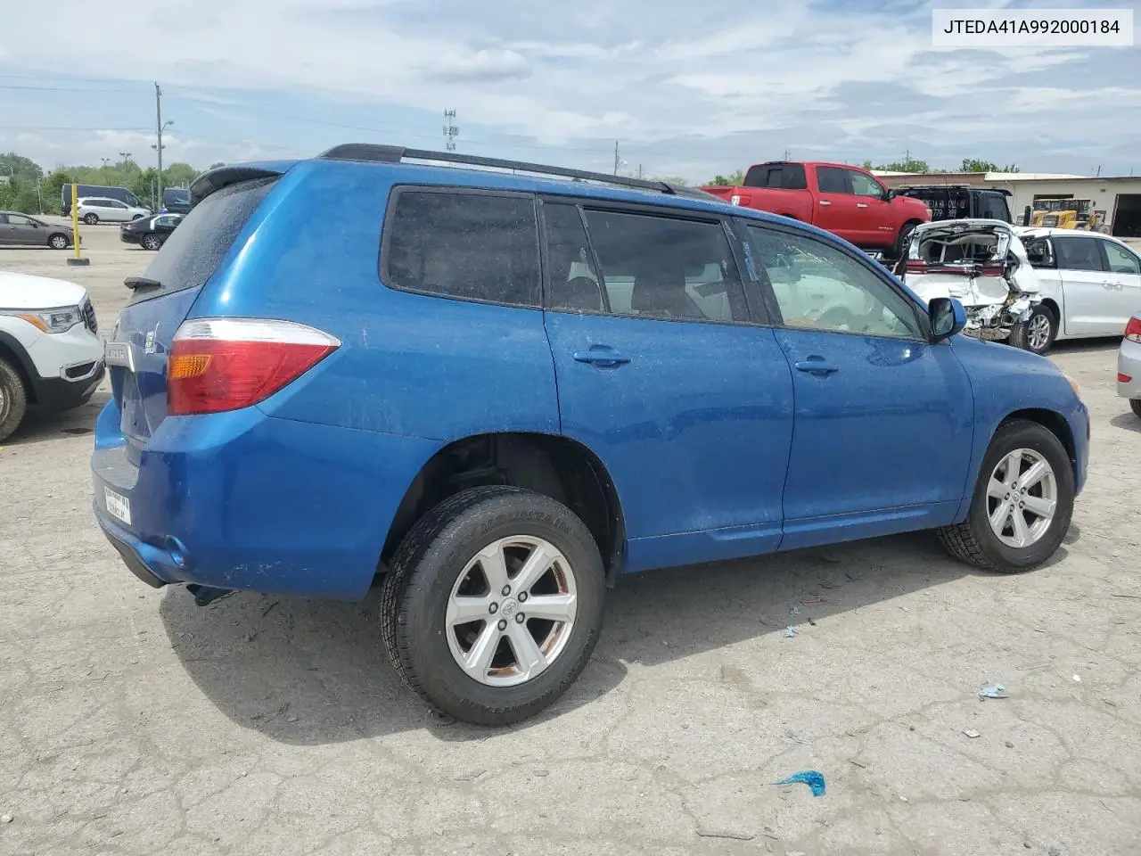 2009 Toyota Highlander VIN: JTEDA41A992000184 Lot: 56477225