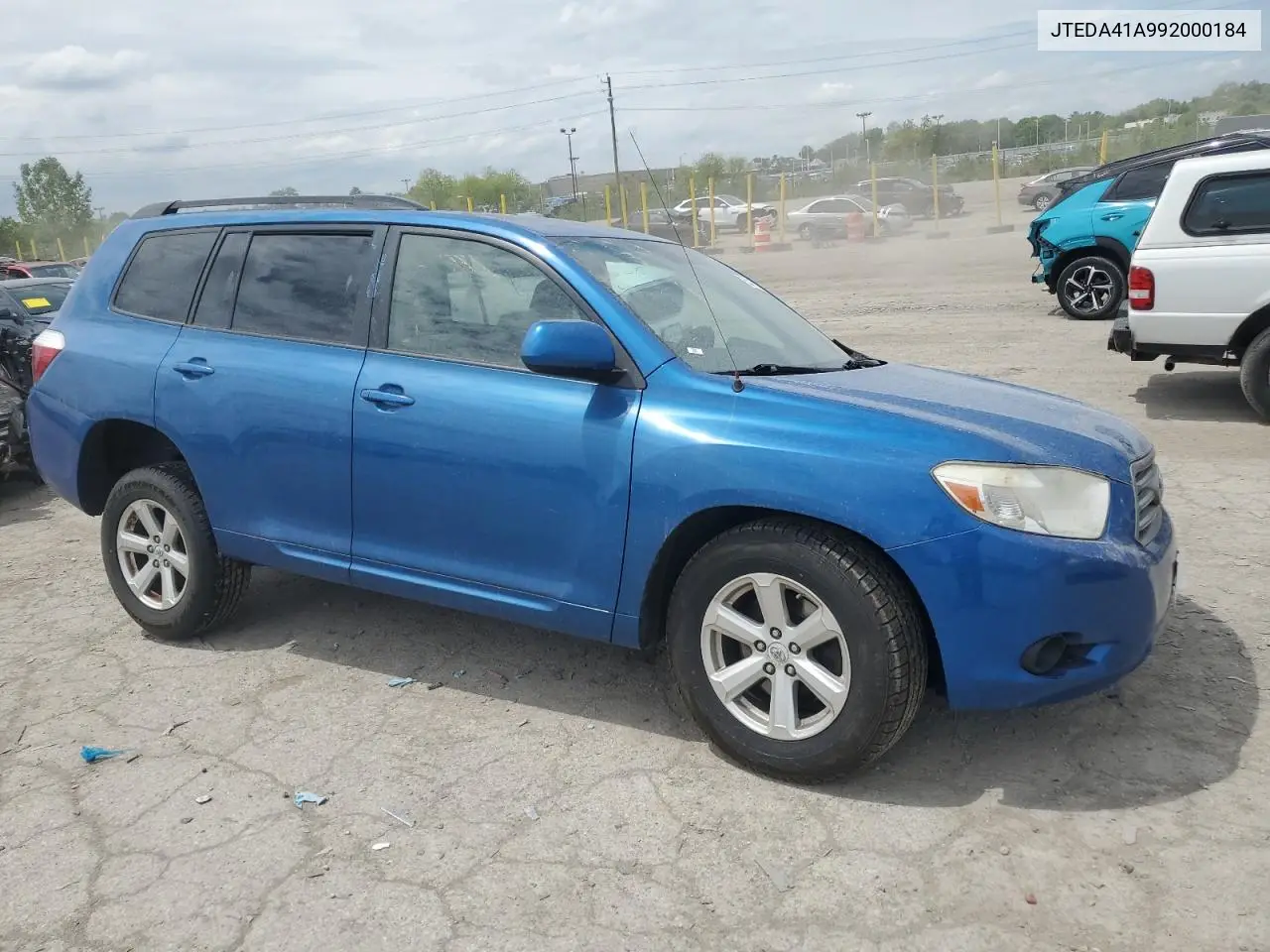 2009 Toyota Highlander VIN: JTEDA41A992000184 Lot: 56477225