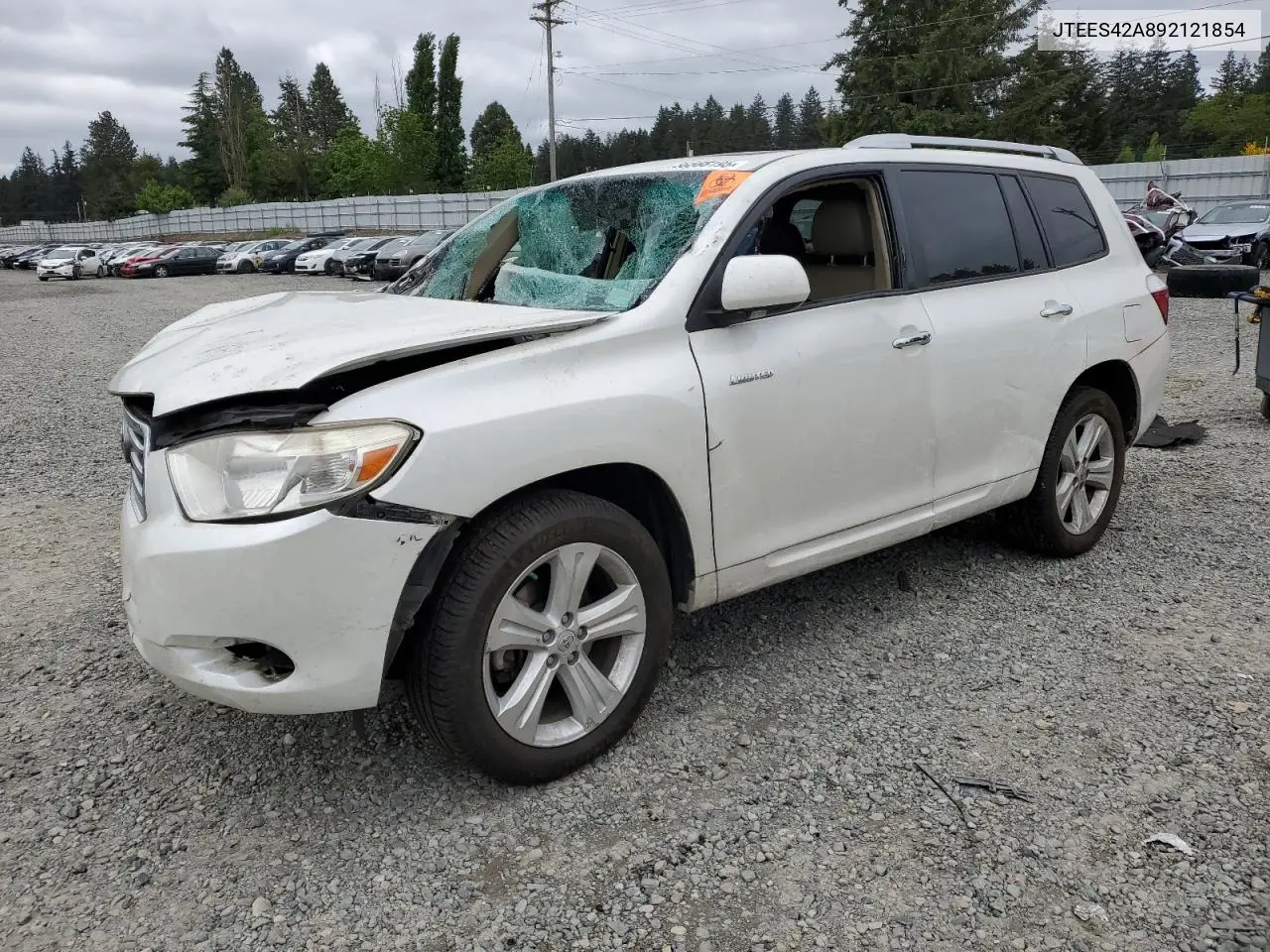2009 Toyota Highlander Limited VIN: JTEES42A892121854 Lot: 56566195