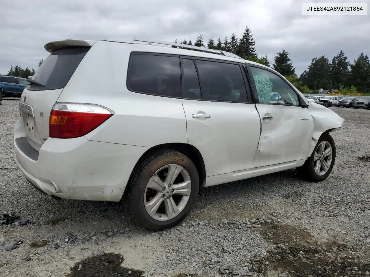 2009 Toyota Highlander Limited VIN: JTEES42A892121854 Lot: 56566195