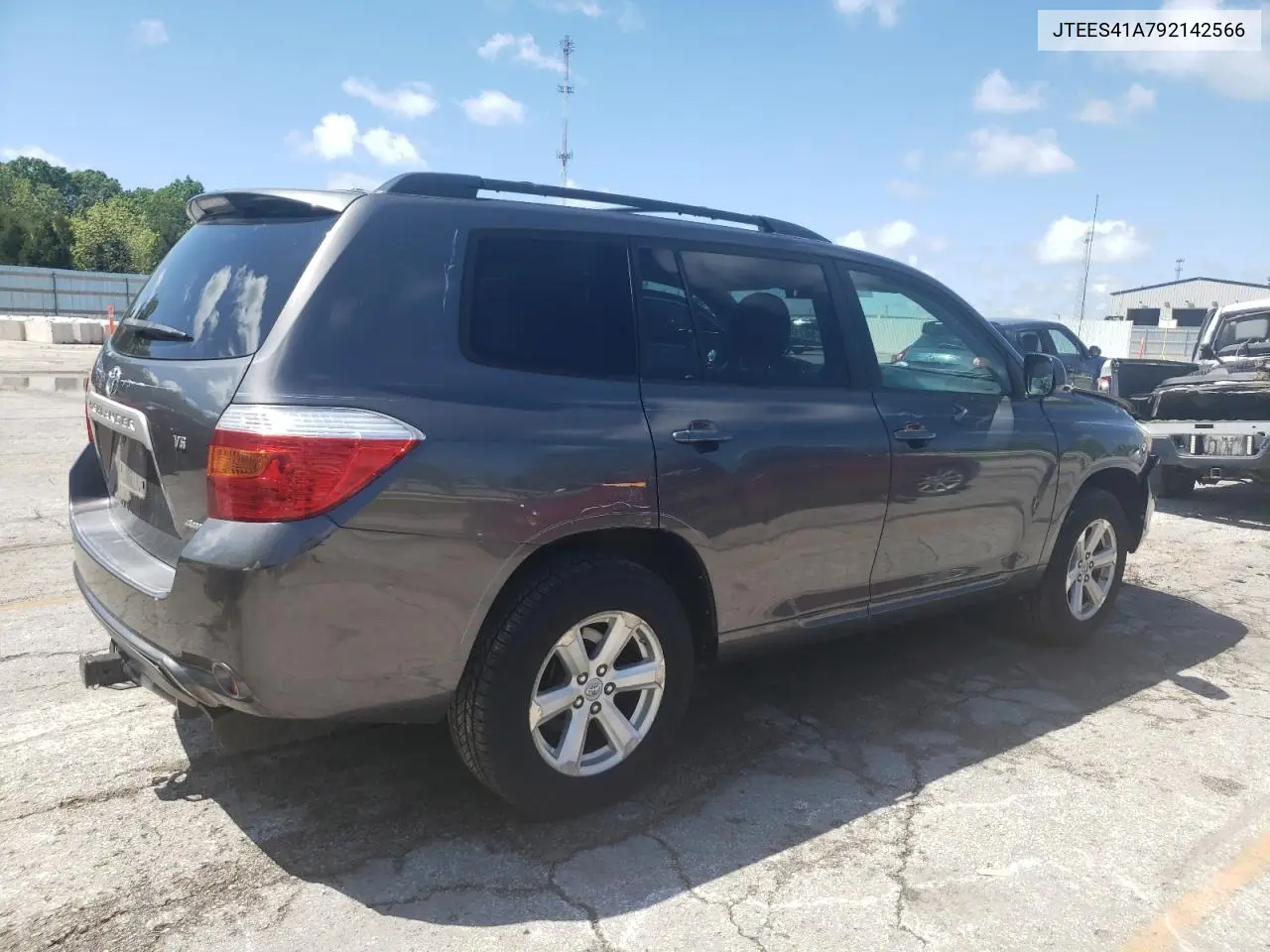 2009 Toyota Highlander VIN: JTEES41A792142566 Lot: 56718135