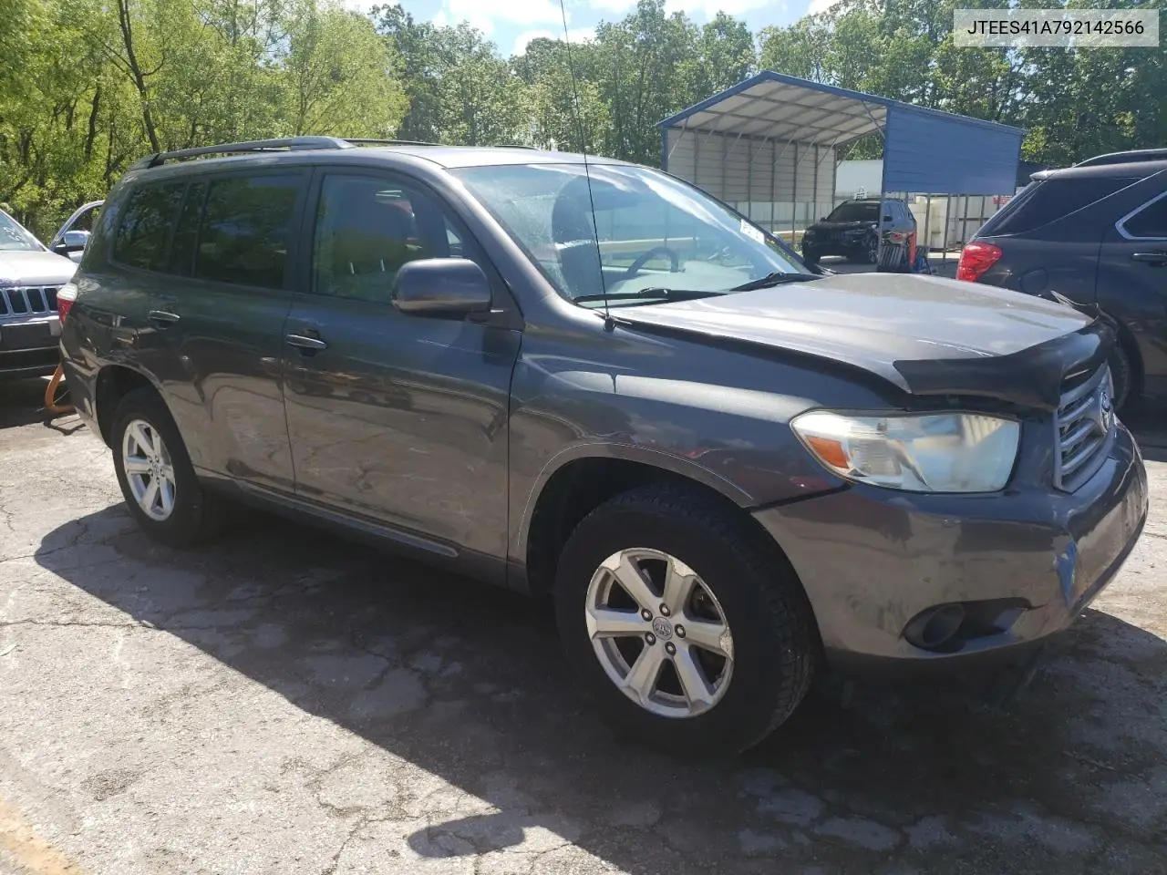 2009 Toyota Highlander VIN: JTEES41A792142566 Lot: 56718135