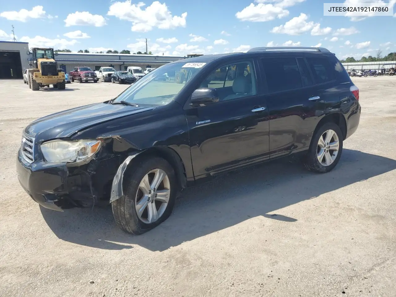 2009 Toyota Highlander Limited VIN: JTEES42A192147860 Lot: 56786845