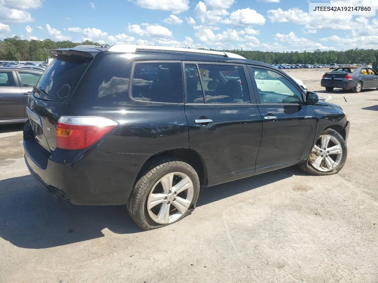 2009 Toyota Highlander Limited VIN: JTEES42A192147860 Lot: 56786845