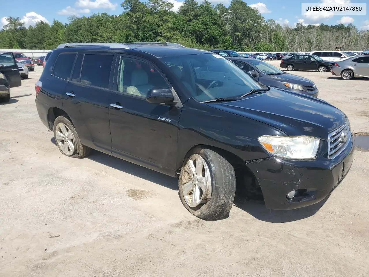2009 Toyota Highlander Limited VIN: JTEES42A192147860 Lot: 56786845