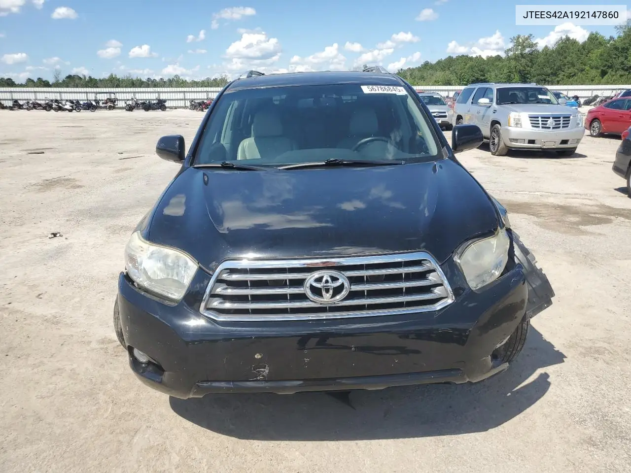2009 Toyota Highlander Limited VIN: JTEES42A192147860 Lot: 56786845