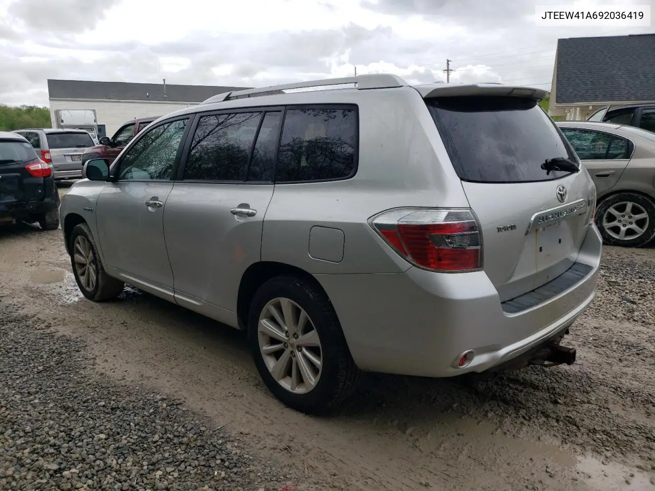 2009 Toyota Highlander Hybrid VIN: JTEEW41A692036419 Lot: 56902875