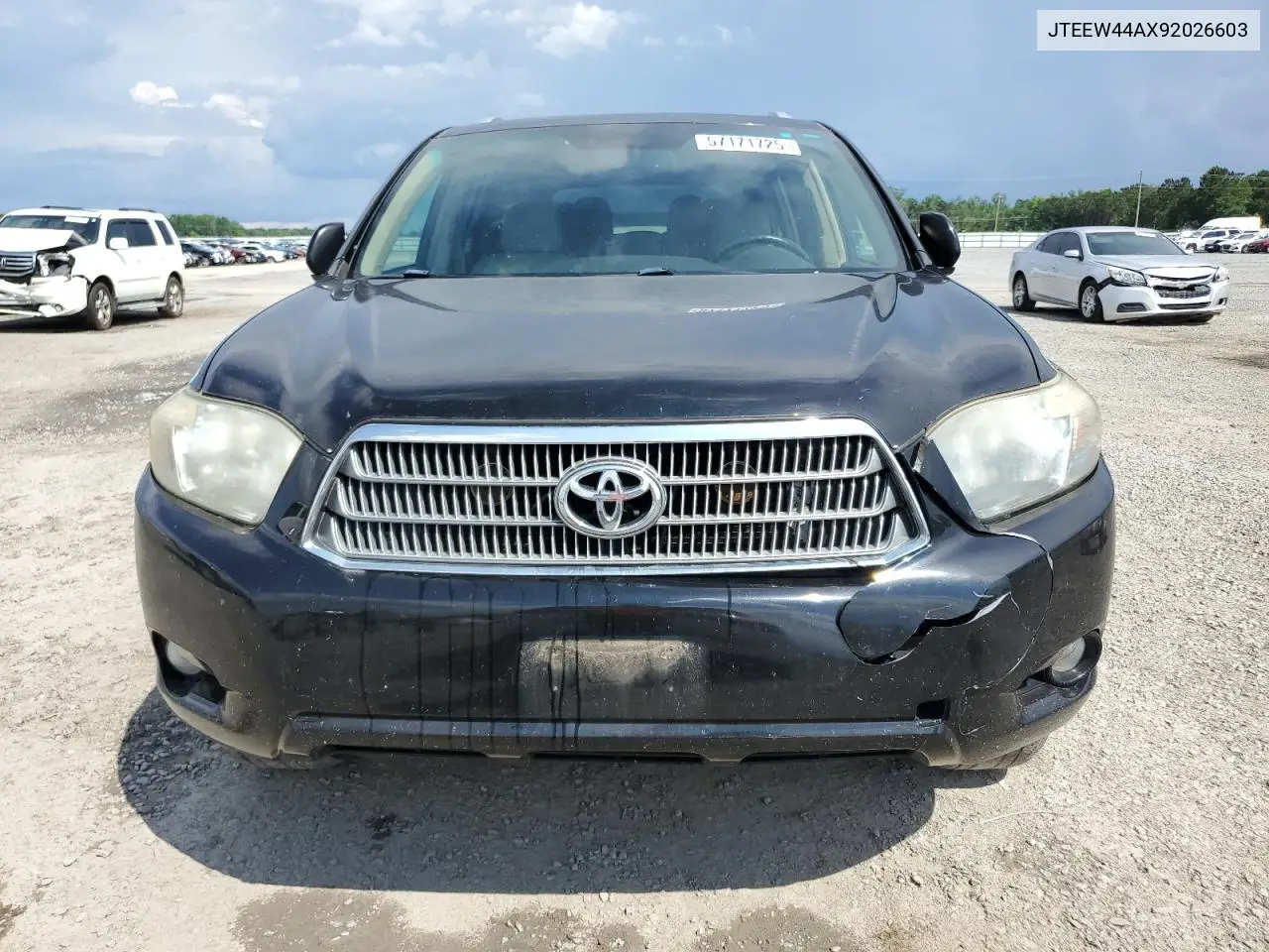 2009 Toyota Highlander Hybrid Limited VIN: JTEEW44AX92026603 Lot: 57171725