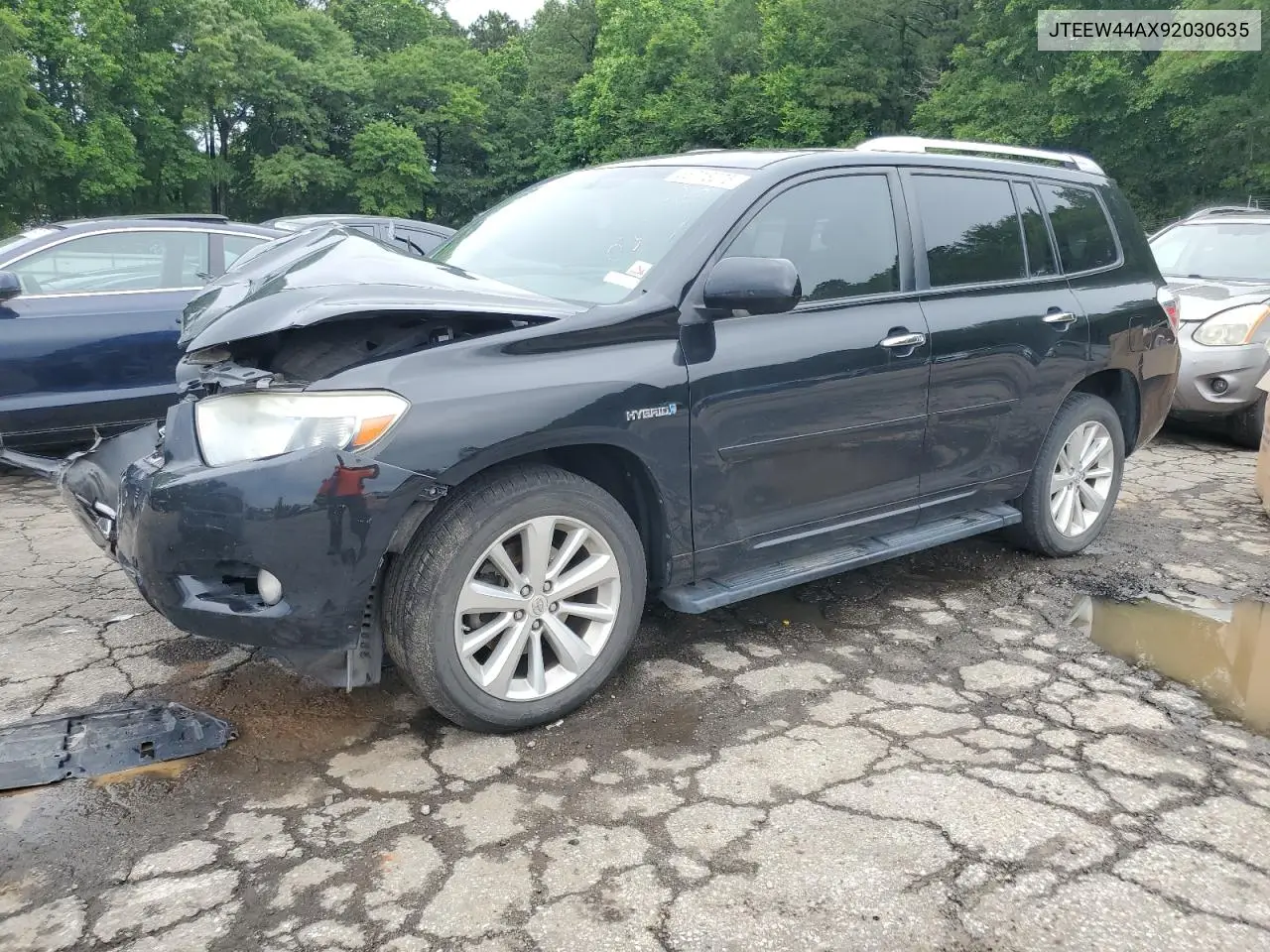 2009 Toyota Highlander Hybrid Limited VIN: JTEEW44AX92030635 Lot: 58718275