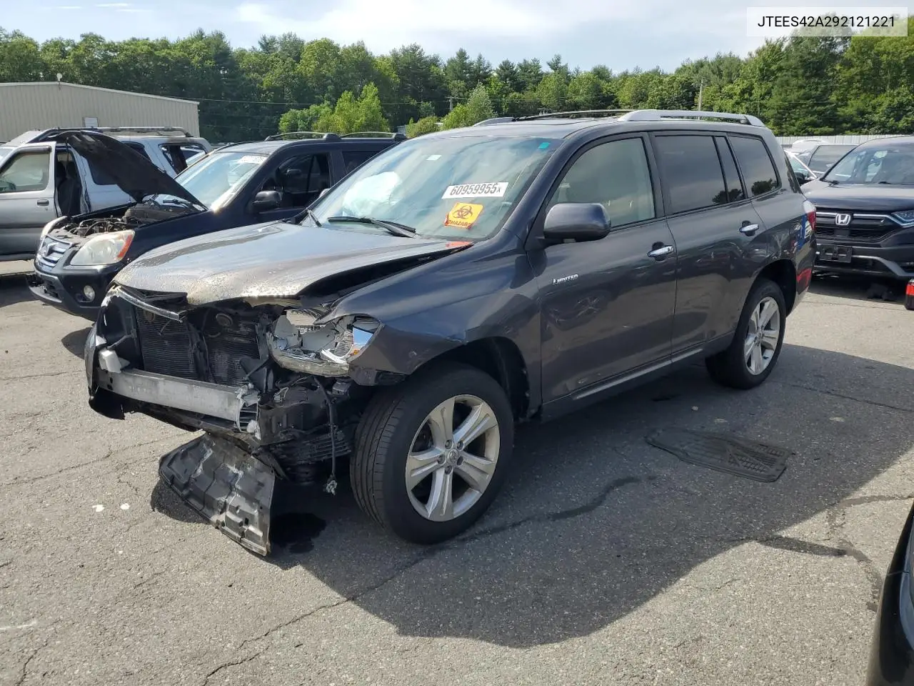 2009 Toyota Highlander Limited VIN: JTEES42A292121221 Lot: 60959955