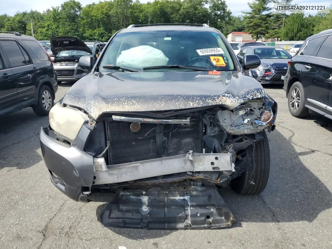 2009 Toyota Highlander Limited VIN: JTEES42A292121221 Lot: 60959955