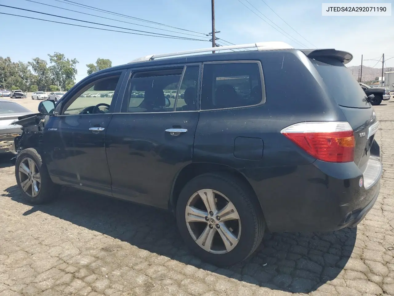 2009 Toyota Highlander Limited VIN: JTEDS42A292071190 Lot: 61613045