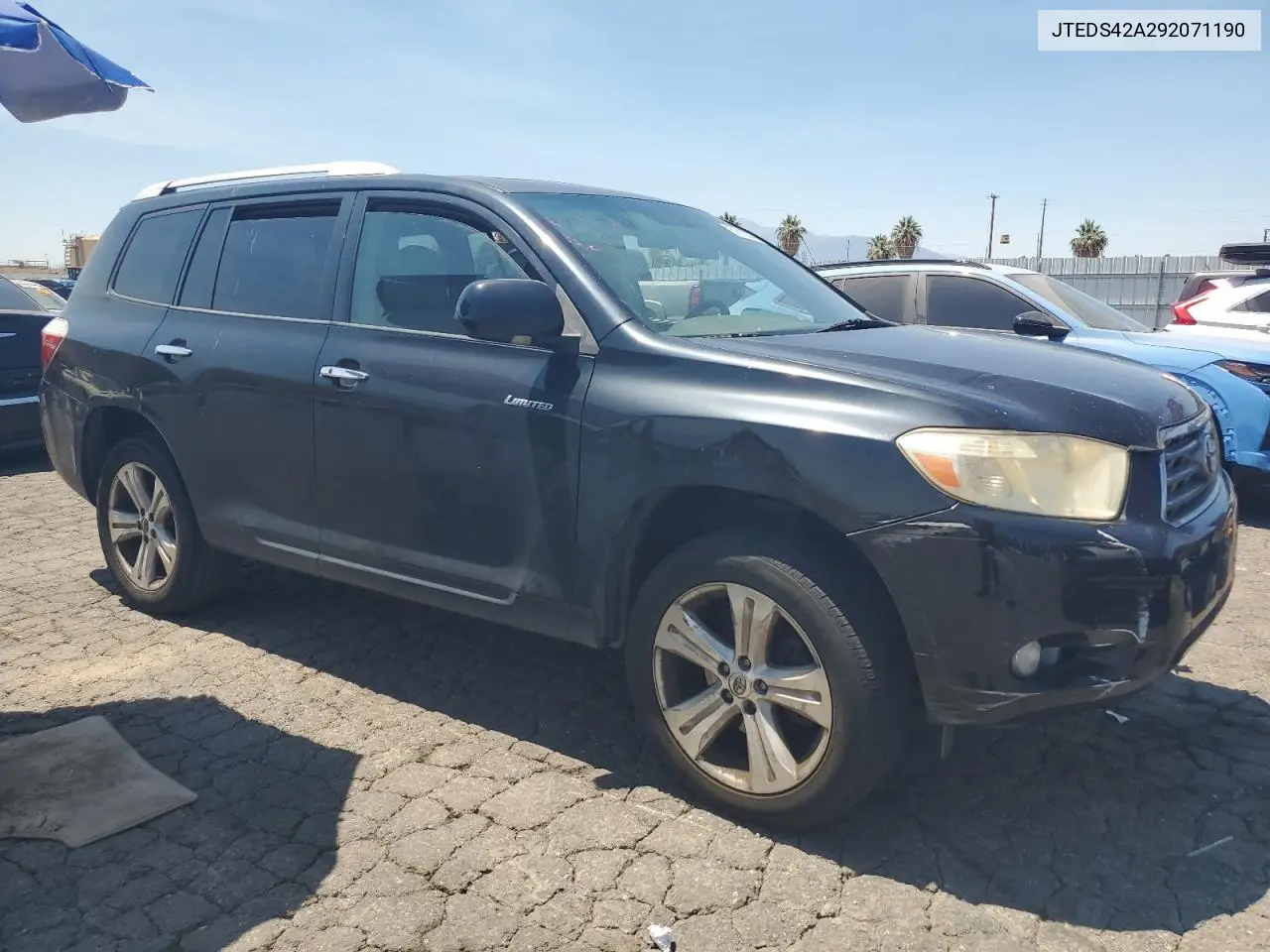 2009 Toyota Highlander Limited VIN: JTEDS42A292071190 Lot: 61613045