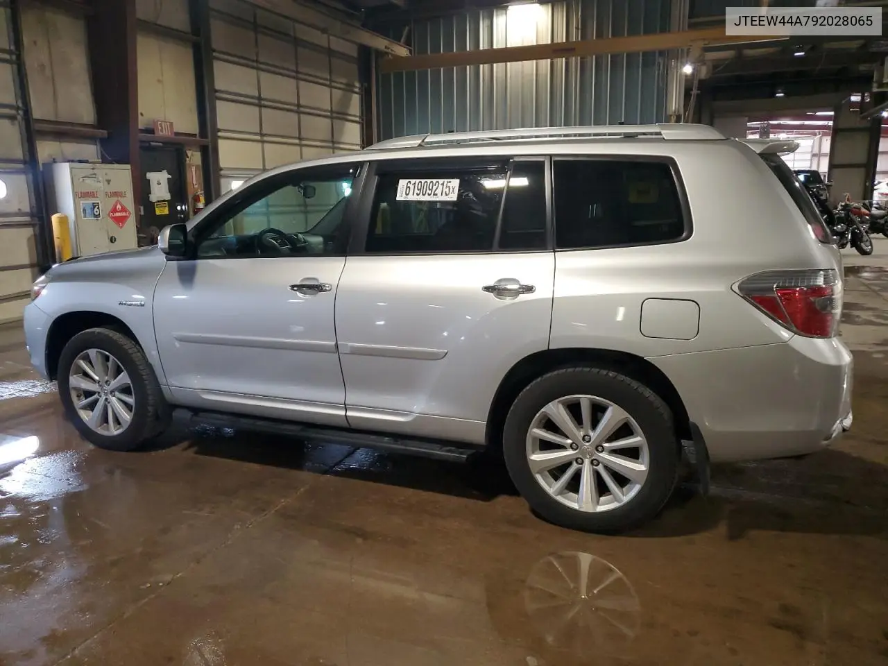 2009 Toyota Highlander Hybrid Limited VIN: JTEEW44A792028065 Lot: 61909215