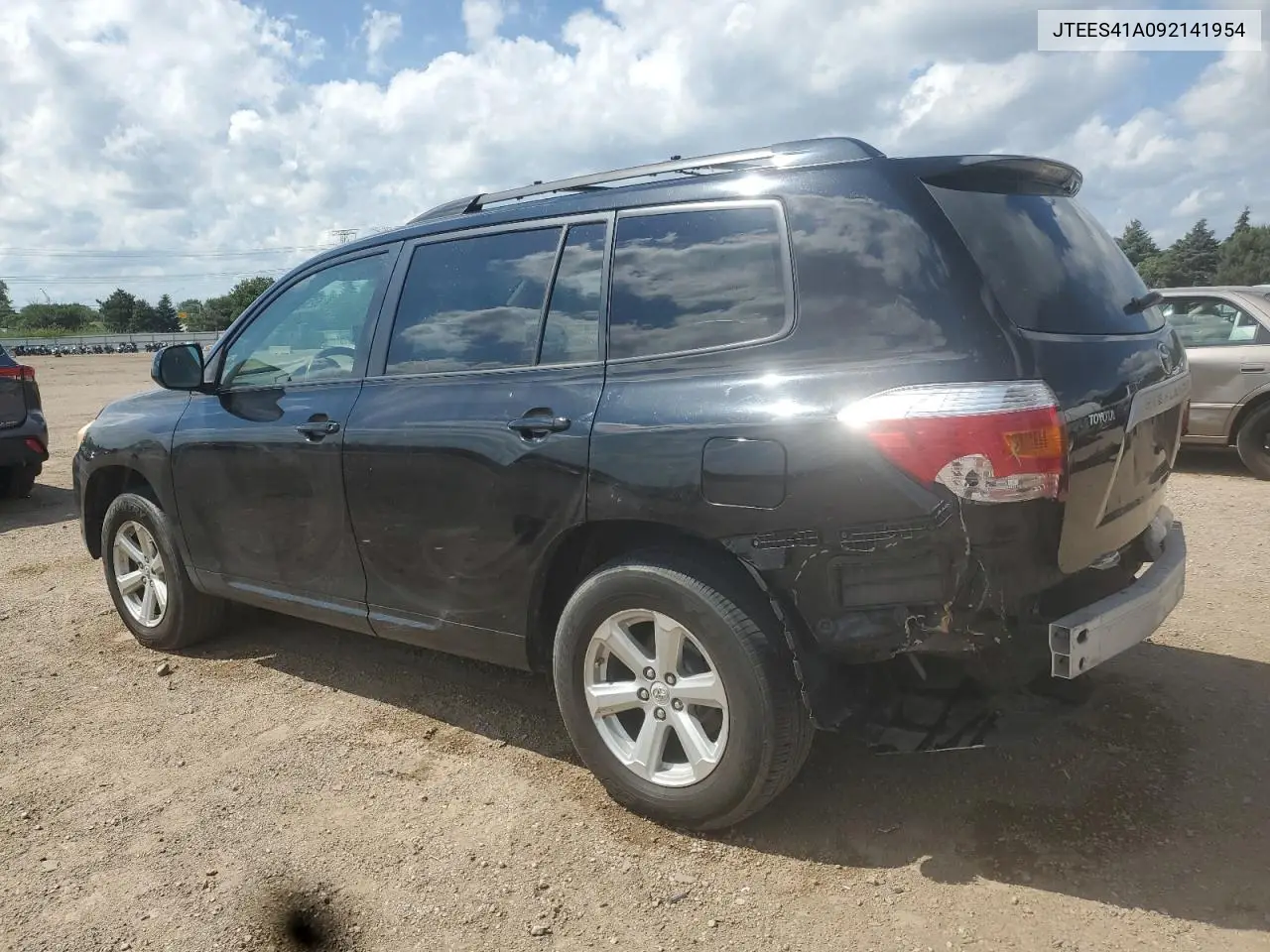 2009 Toyota Highlander VIN: JTEES41A092141954 Lot: 62504065