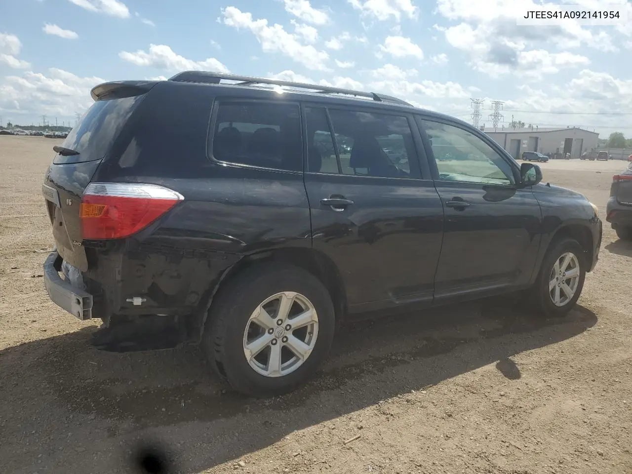 2009 Toyota Highlander VIN: JTEES41A092141954 Lot: 62504065
