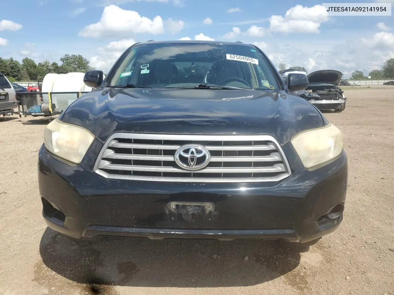 2009 Toyota Highlander VIN: JTEES41A092141954 Lot: 62504065