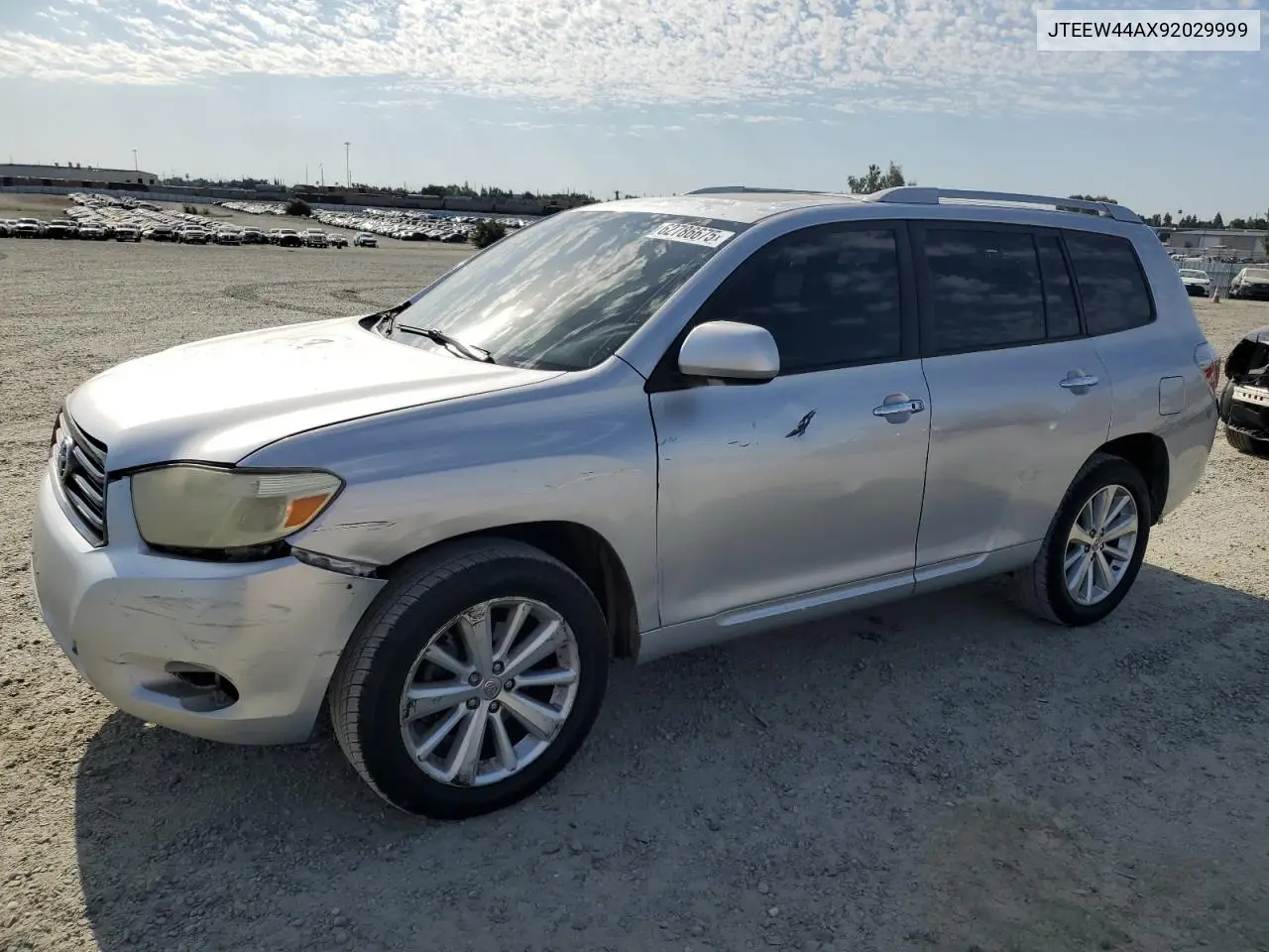 2009 Toyota Highlander Hybrid Limited VIN: JTEEW44AX92029999 Lot: 62786675