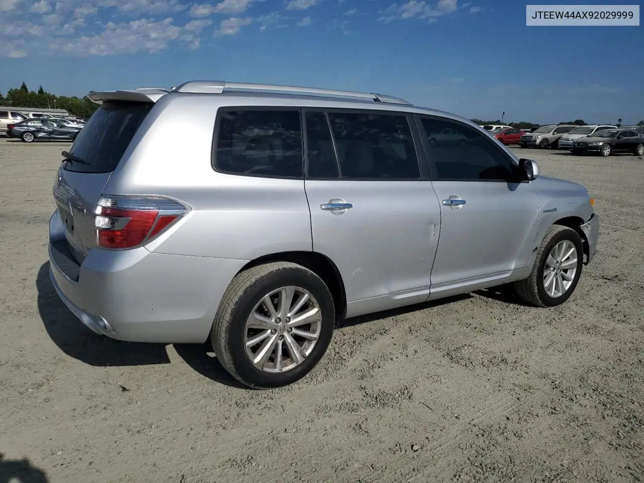 2009 Toyota Highlander Hybrid Limited VIN: JTEEW44AX92029999 Lot: 62786675