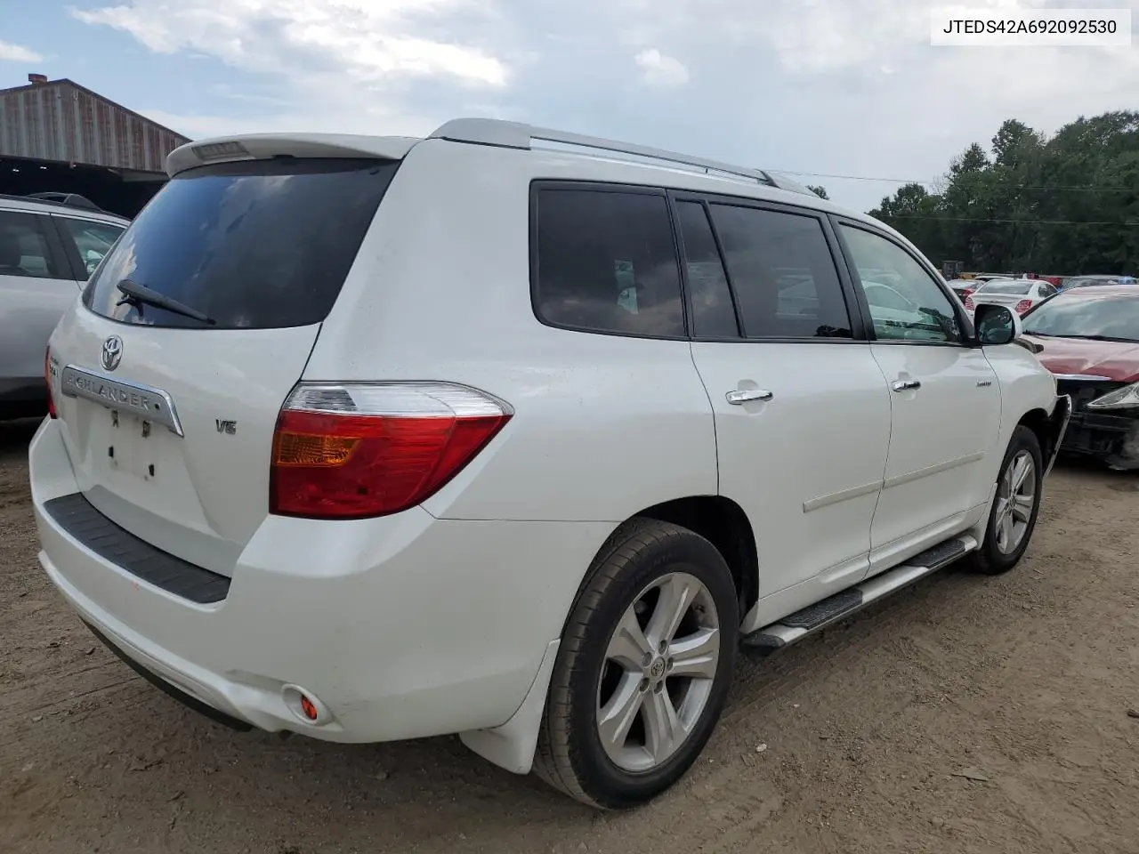 2009 Toyota Highlander Limited VIN: JTEDS42A692092530 Lot: 62880045