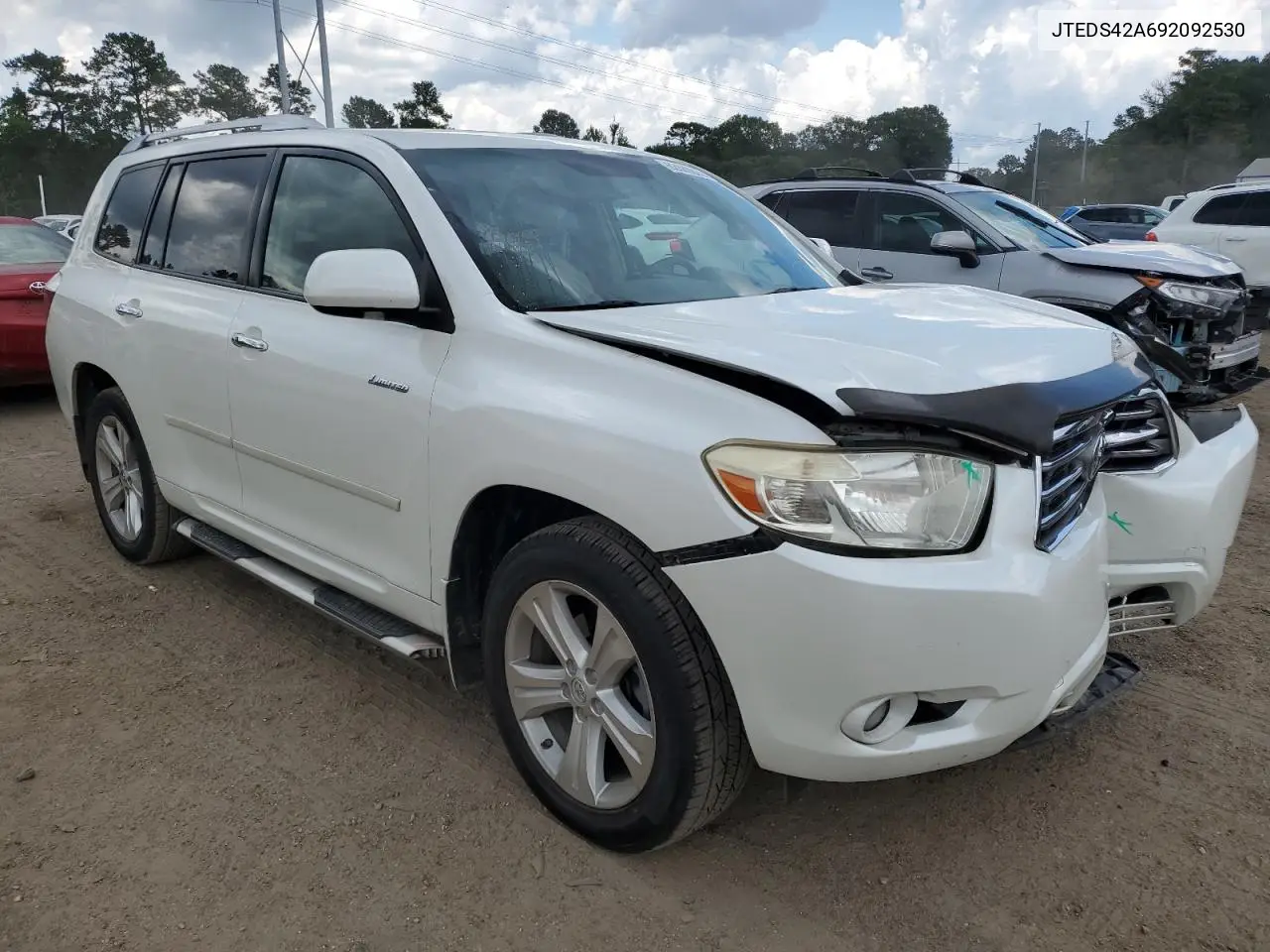 2009 Toyota Highlander Limited VIN: JTEDS42A692092530 Lot: 62880045