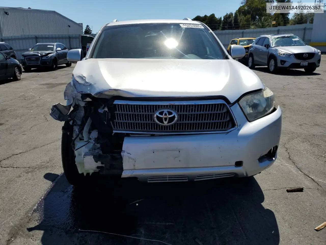 2009 Toyota Highlander Hybrid VIN: JTEEW41A492026357 Lot: 65253885