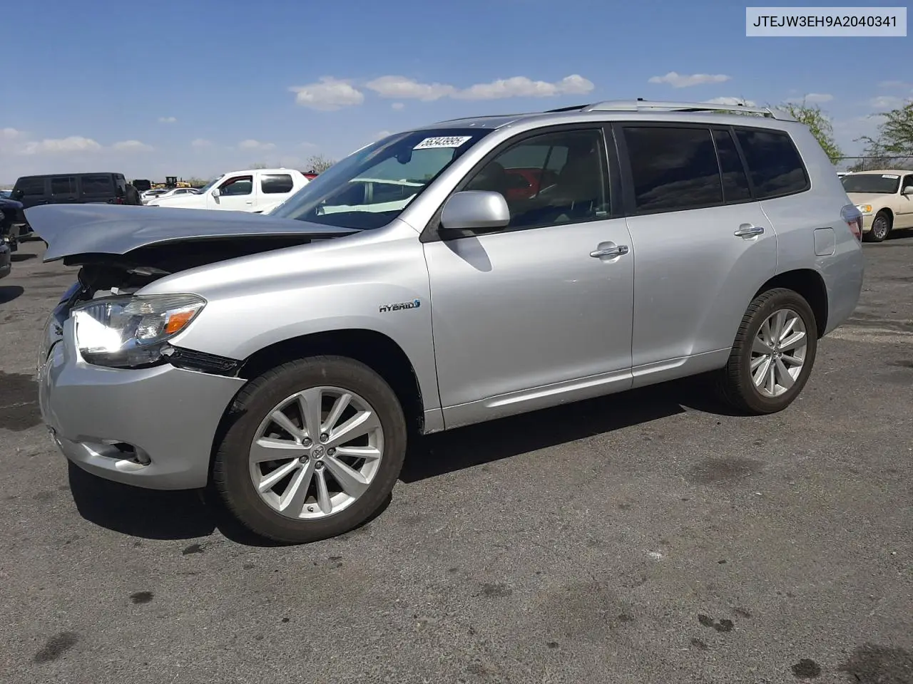 2010 Toyota Highlander Hybrid Limited VIN: JTEJW3EH9A2040341 Lot: 56343995