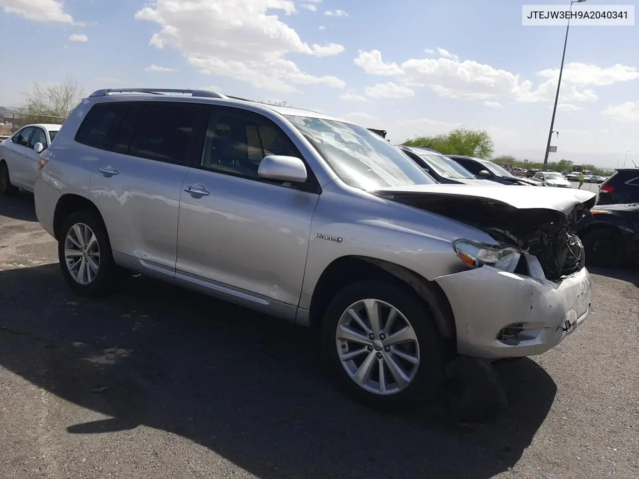 2010 Toyota Highlander Hybrid Limited VIN: JTEJW3EH9A2040341 Lot: 56343995