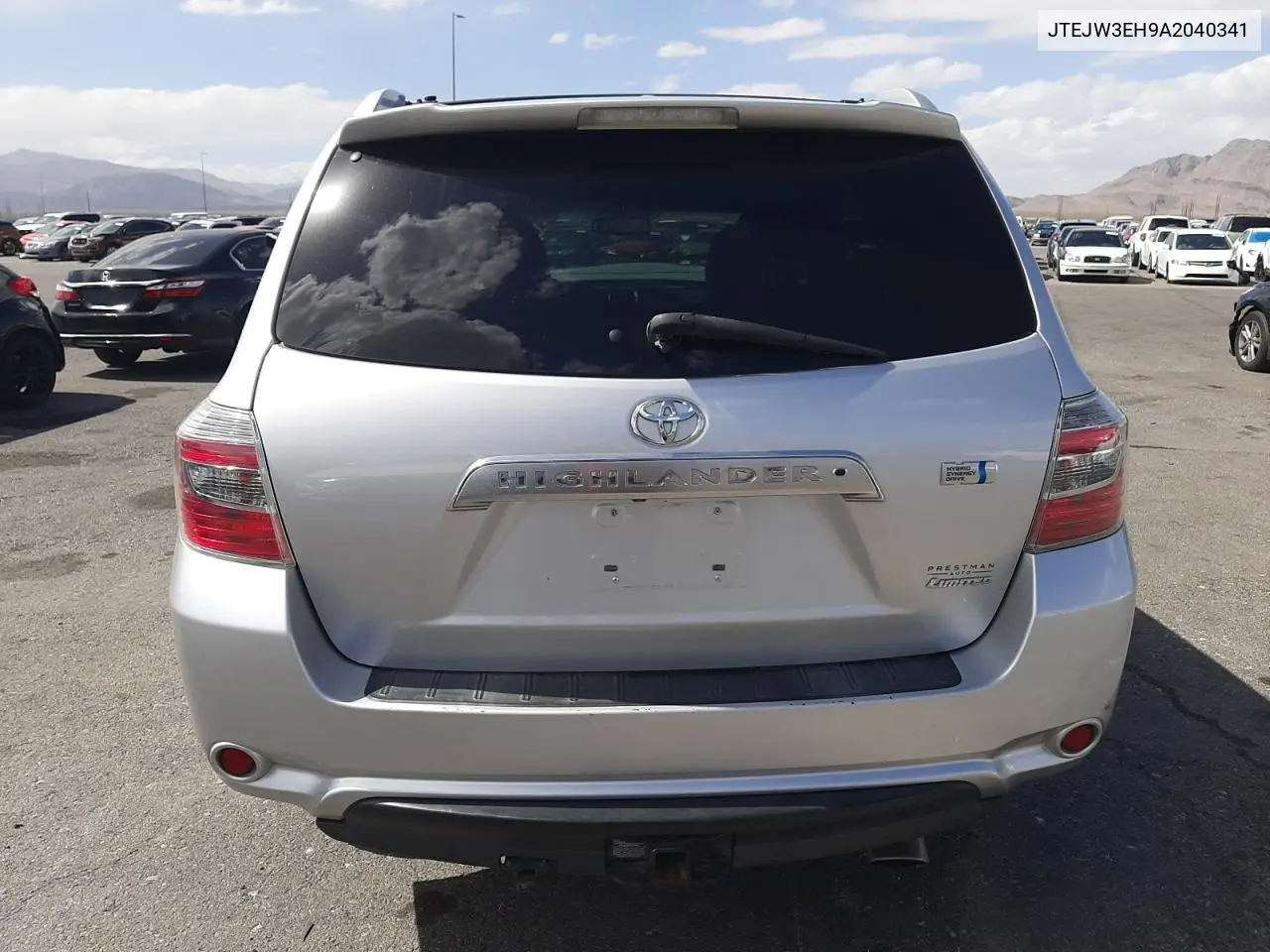 2010 Toyota Highlander Hybrid Limited VIN: JTEJW3EH9A2040341 Lot: 56343995