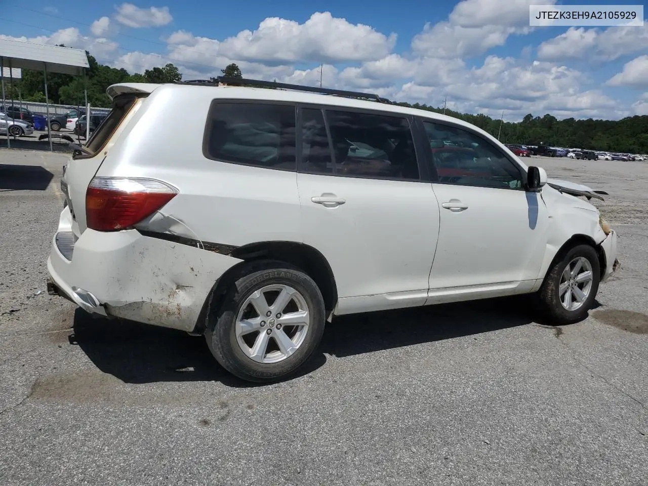 2010 Toyota Highlander VIN: JTEZK3EH9A2105929 Lot: 56819115