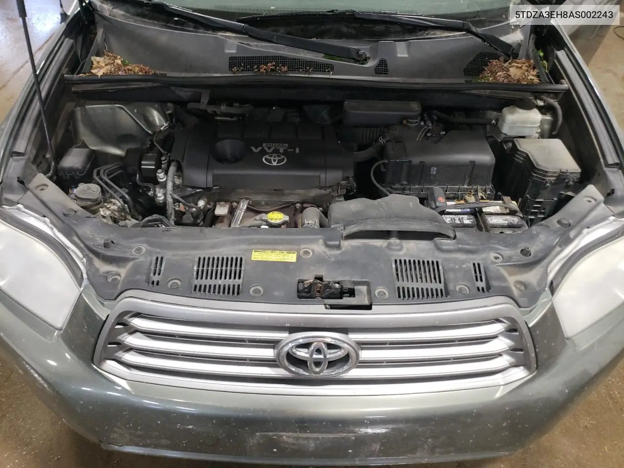 2010 Toyota Highlander VIN: 5TDZA3EH8AS002243 Lot: 57016085