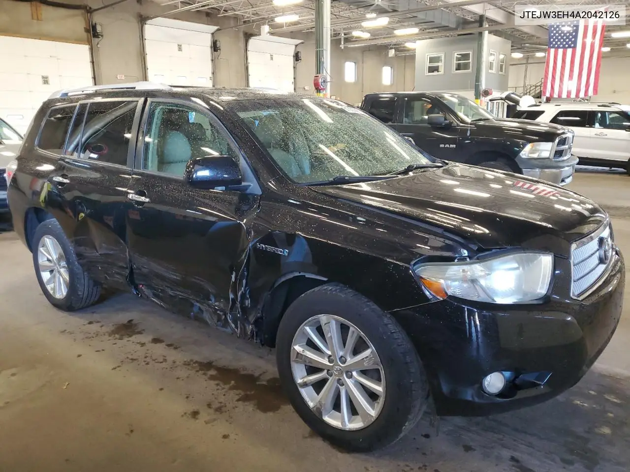 2010 Toyota Highlander Hybrid Limited VIN: JTEJW3EH4A2042126 Lot: 61350285
