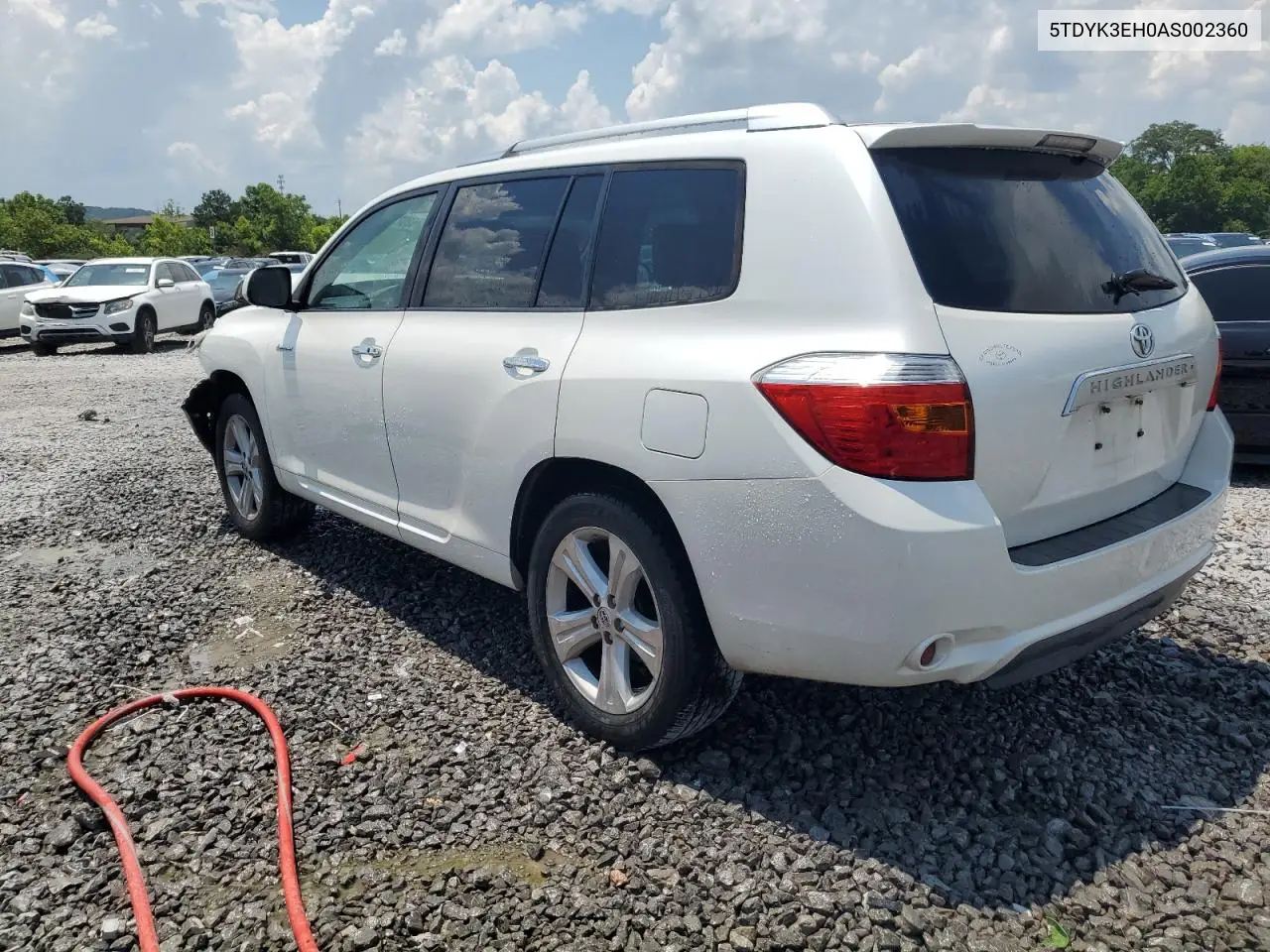 2010 Toyota Highlander Limited VIN: 5TDYK3EH0AS002360 Lot: 62073465