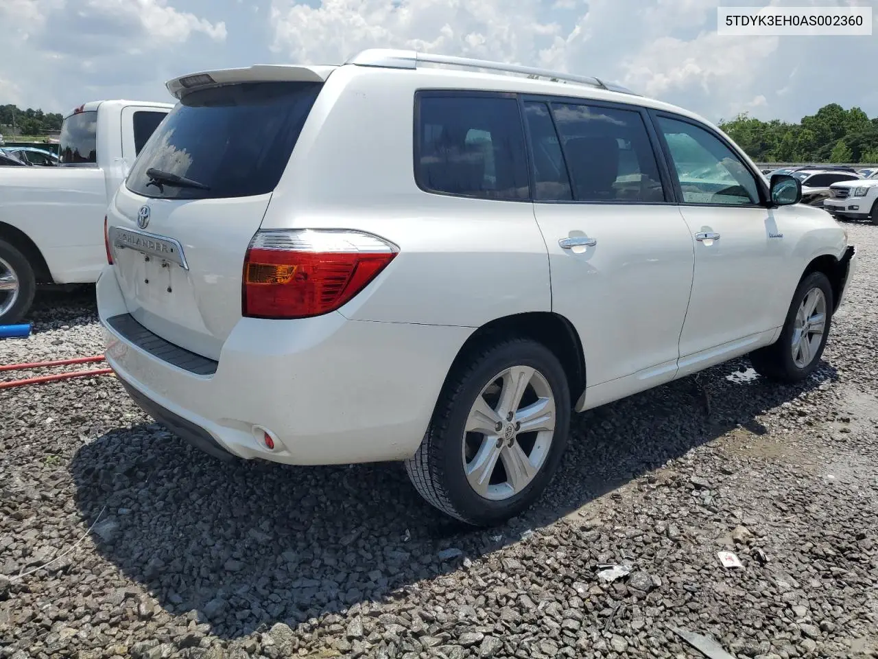 2010 Toyota Highlander Limited VIN: 5TDYK3EH0AS002360 Lot: 62073465