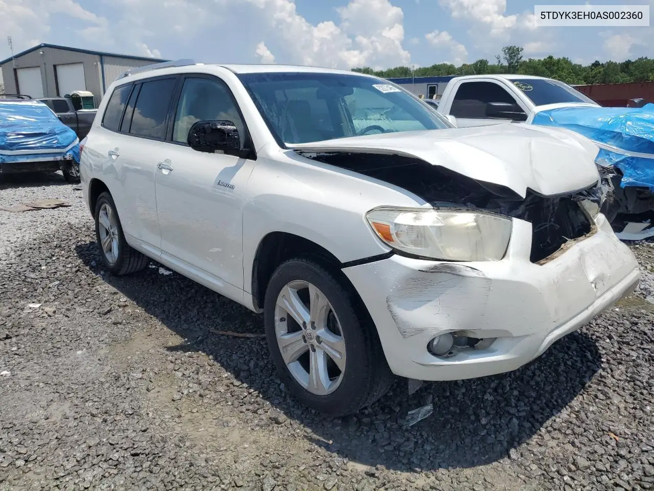2010 Toyota Highlander Limited VIN: 5TDYK3EH0AS002360 Lot: 62073465