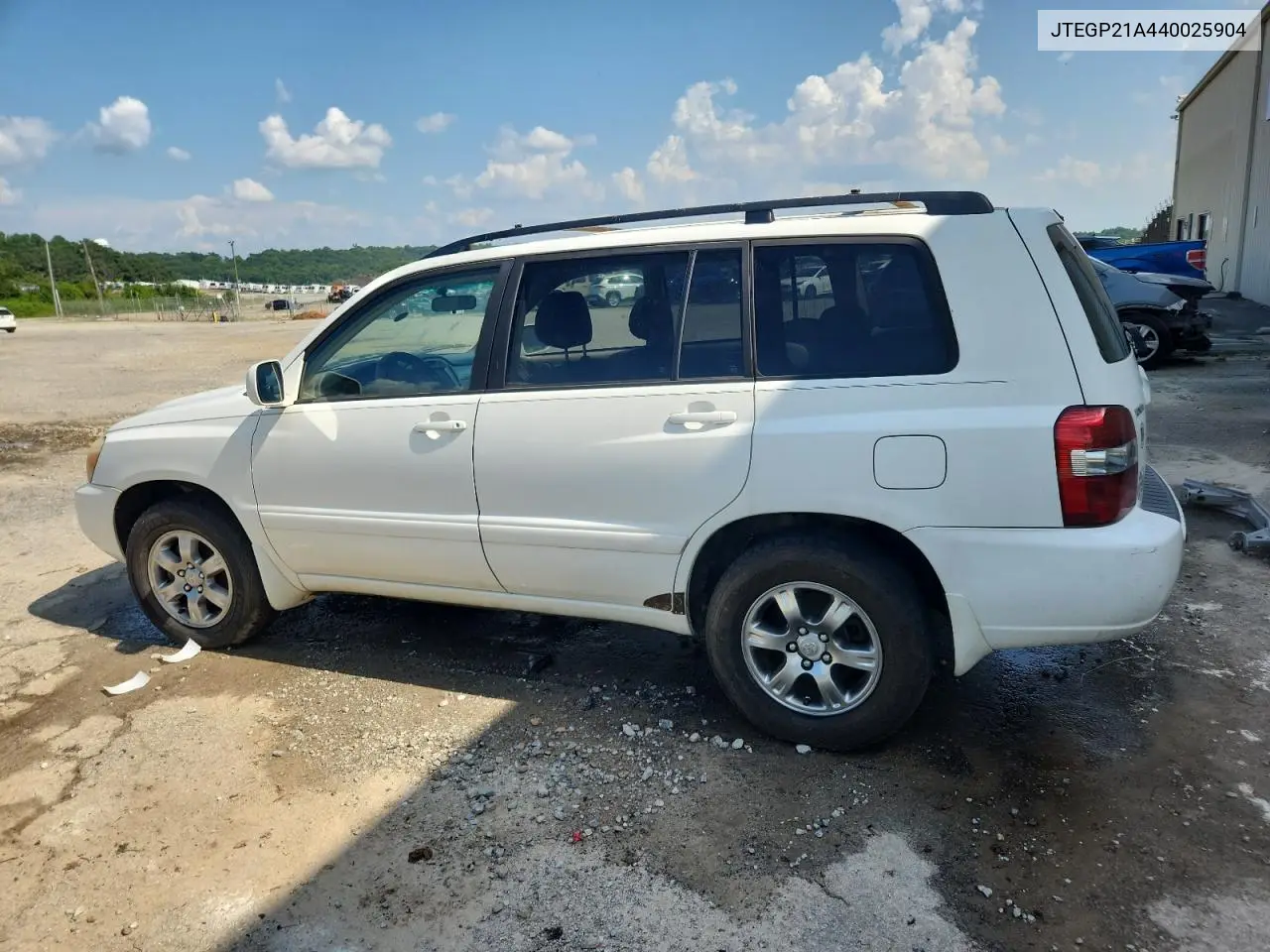 2010 Toyota Highlander Base VIN: JTEGP21A440025904 Lot: 62571945
