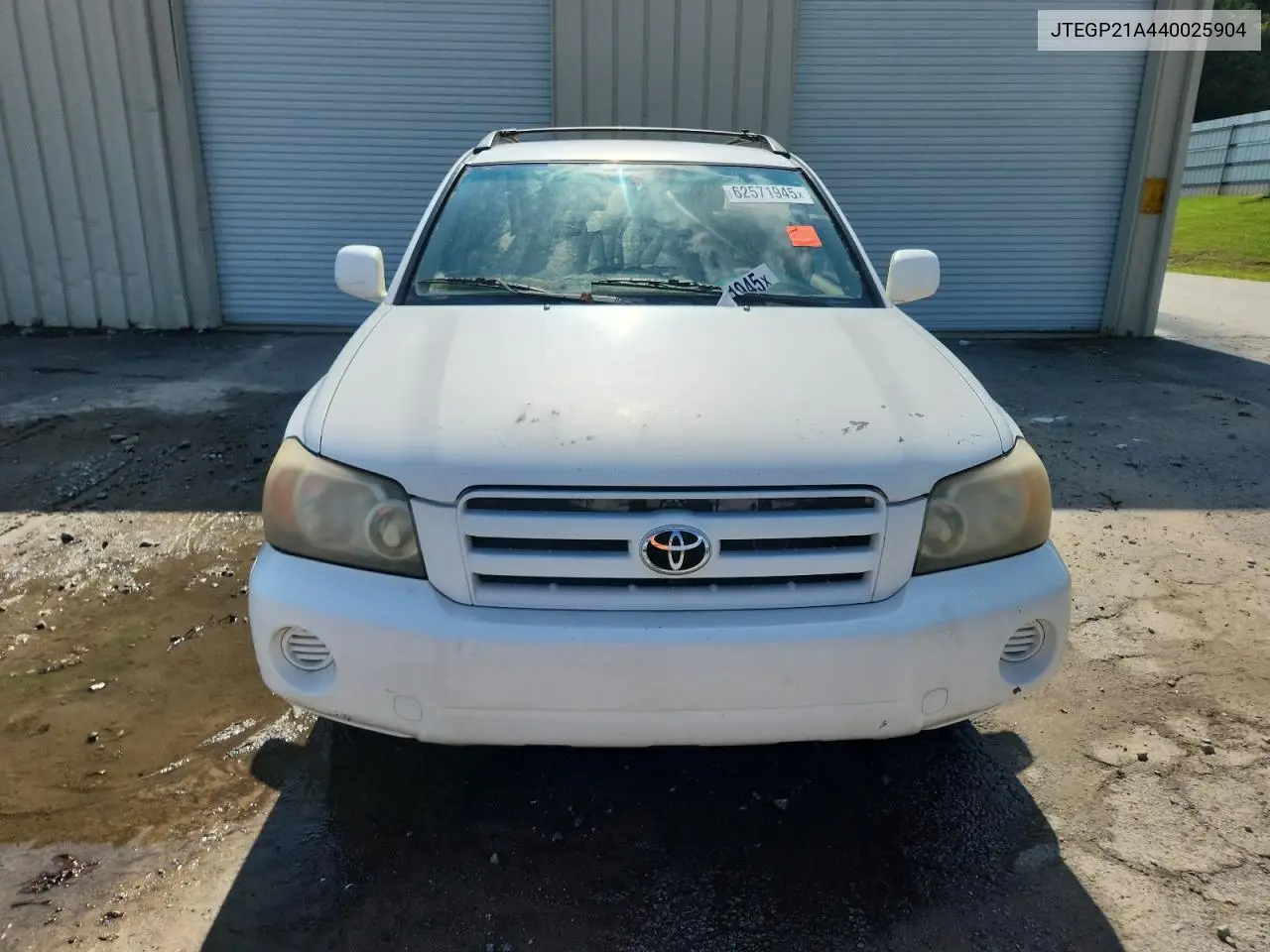 2010 Toyota Highlander Base VIN: JTEGP21A440025904 Lot: 62571945