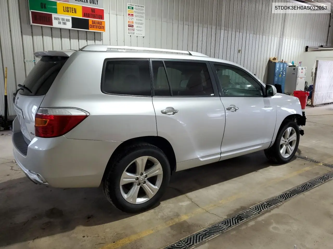 2010 Toyota Highlander Limited VIN: 5TDDK3EH0AS032053 Lot: 62598965