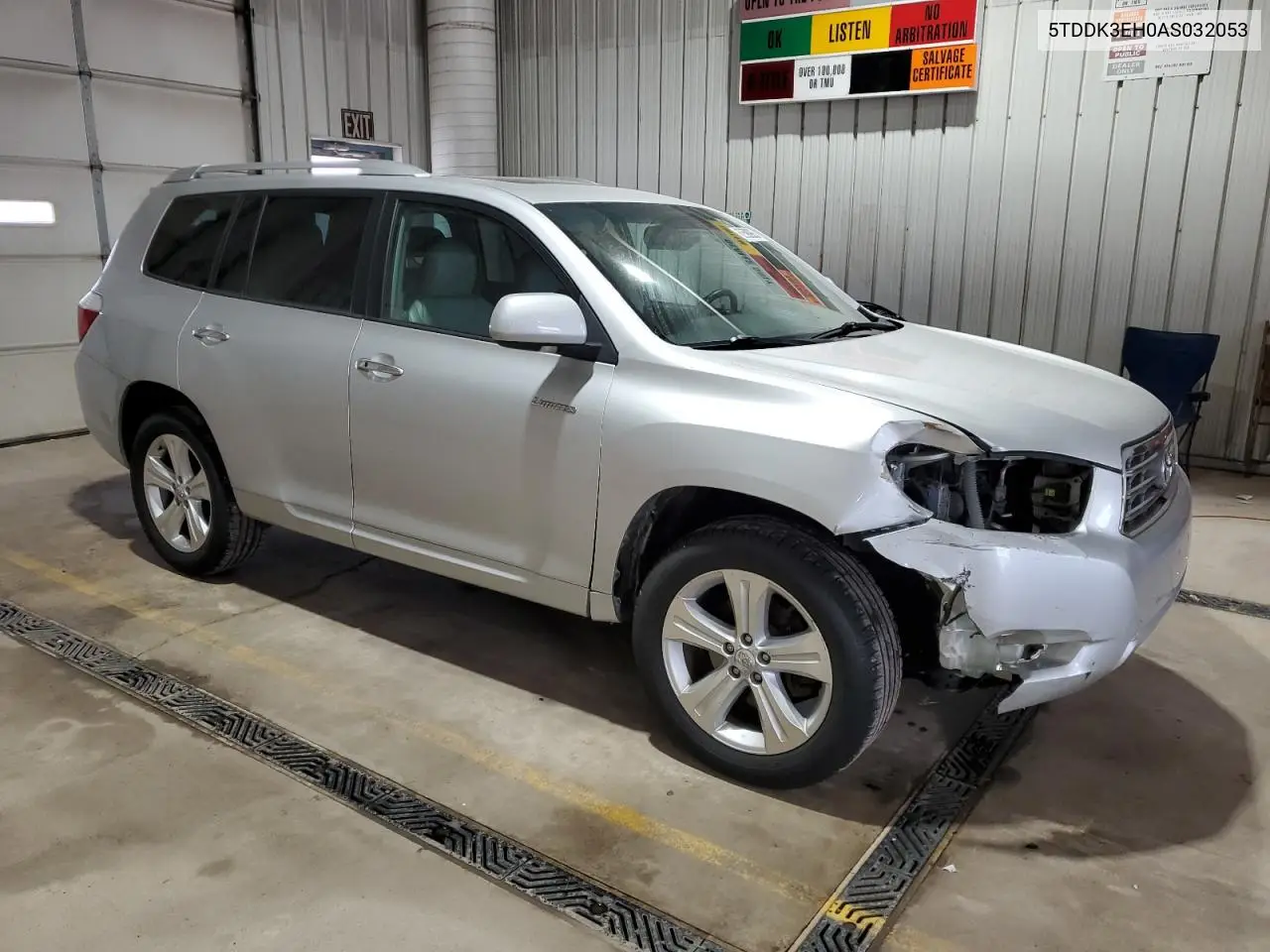 2010 Toyota Highlander Limited VIN: 5TDDK3EH0AS032053 Lot: 62598965