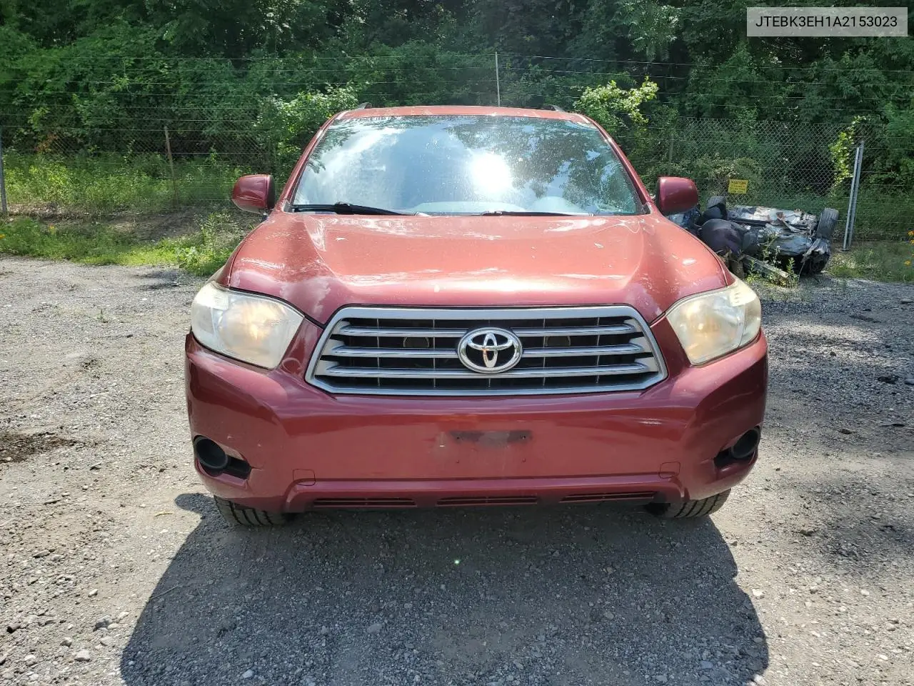 2010 Toyota Highlander VIN: JTEBK3EH1A2153023 Lot: 62612085