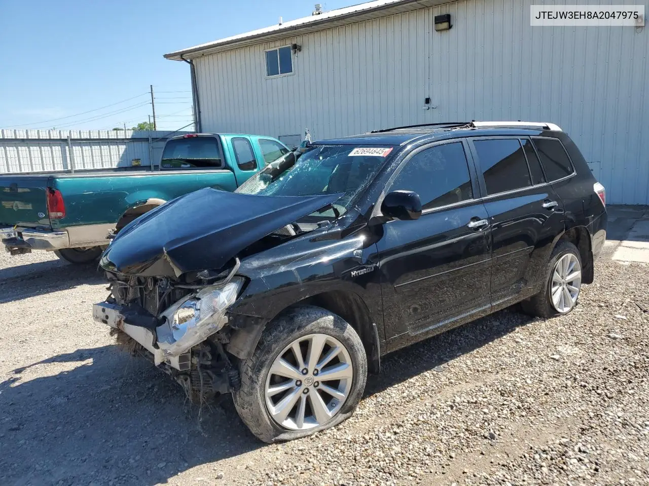 2010 Toyota Highlander Hybrid Limited VIN: JTEJW3EH8A2047975 Lot: 62694845