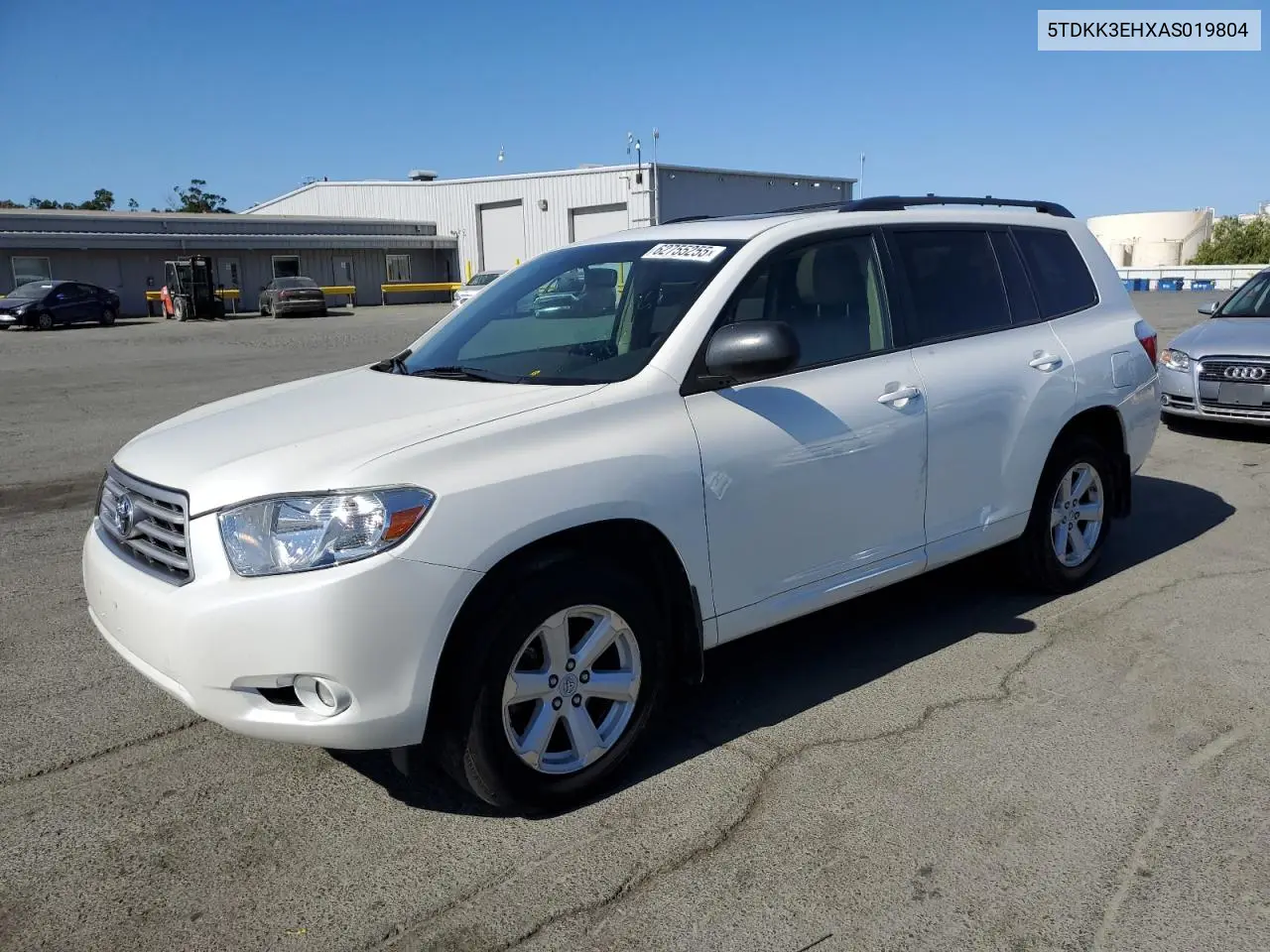 2010 Toyota Highlander Se VIN: 5TDKK3EHXAS019804 Lot: 62755255