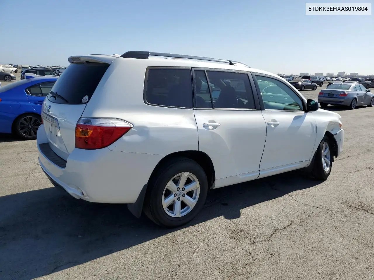 2010 Toyota Highlander Se VIN: 5TDKK3EHXAS019804 Lot: 62755255
