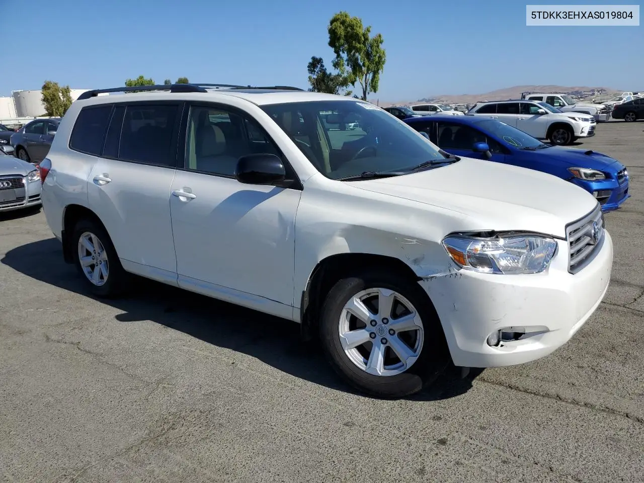 2010 Toyota Highlander Se VIN: 5TDKK3EHXAS019804 Lot: 62755255